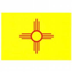New Mexico Flag Decal (3-1/2 in. x 5 in.), III456