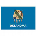 Oklahoma Flag Decal (3-1/2 in. x 5 in.), III461