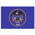 Utah Flag Decal (3-1/2 in. x 5 in.), III469