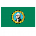 Washington Flag Decal (3-1/2 in. x 5 in.), III472