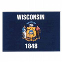 Wisconsin Flag Decal (3-1/2 in. x 5 in.), III475