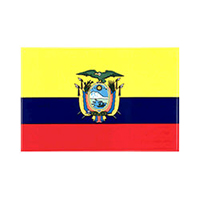 Ecuador Flag Decal (3-1/2 in. x 5 in.)