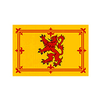 Scotland Lion Flag Decal (3-1/2 in. x 5 in.), III652