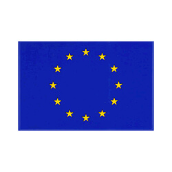 European Union (EU) Flag Decal (3-1/2 in. x 5 in.), III701