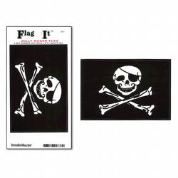 Jolly Roger Flag Decal (3-1/2 in. x 5 in.), III770