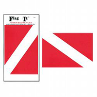 Skin Diver Flag Decal, III785
