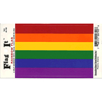 Rainbow Flag Decal, III790