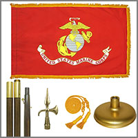 Marine Corps Indoor Flags & Kits