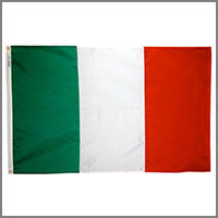 Italian Flag and Banners