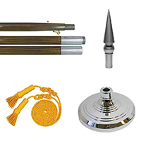 Standard Pole Kit for Military, State & World Flags