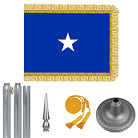 Air Force Brigadier General Flag Kit - Chrome