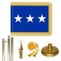Brass Air Force Lt. General Flag Kit