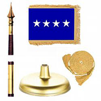 Oak And Brass Air Force General Flag Kit