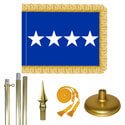 Air Force General Flag Kit - Brass