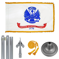 Chrome Army Flag Kit