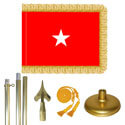 Brass Army Brigadier General Flag Kit