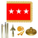 Brass Army Lt. General Flag Kit