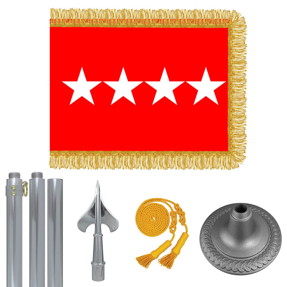 Chrome Army General Flag Kit, FBPP0000009586