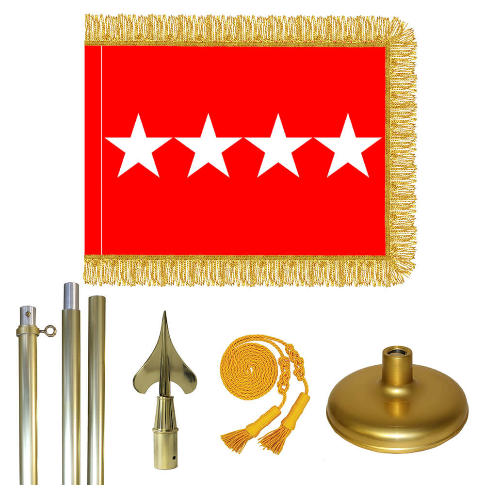 Brass Army General Flag Kit, FBPP0000009585