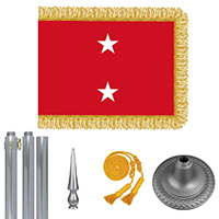 Chrome Marine Corps Major General Flag Kit