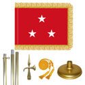 Brass Marine Corps Lt. General Flag Kit