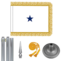 Chrome Navy Not of the Line Rear Admiral Lower Half Flag Kit