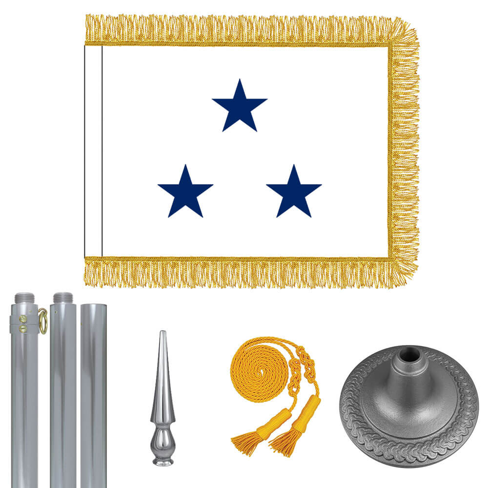 Chrome Navy Not of the Line Vice Admiral Flag Kit, FBPP0000011107