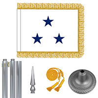 Chrome Navy Not of the Line Vice Admiral Flag Kit