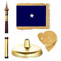 Oak And Brass Navy Rear Admiral Lower Half Flag Kit