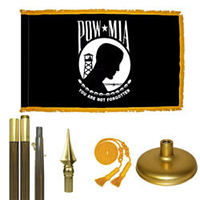 Premium POW Indoor Flag Kit, KAPOWM35
