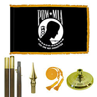 Standard POW Indoor Flag Kit, KAPOWM35S