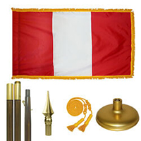 Republic of Peru Premium Flag Kit