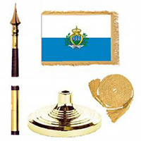 Most Serene Republic of San Marino Government Standard Flag Kit