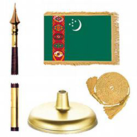 Turkmenistan Premium Flag Kit