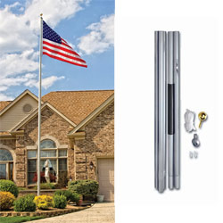 Residential Yard Flag Pole Gift Kit Flagandbanner Com