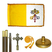 Papal Premium Flag Kit (Vatican City)