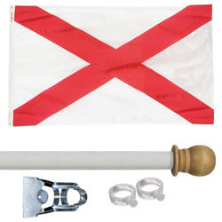 Alabama Standard House Flag Kit, KSAL35HOME