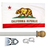 California Standard House Flag Kit, KSCA35HOME
