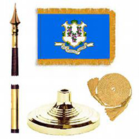 Connecticut Standard Flag Kit,KSCT35S