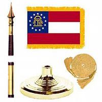 Georgia Standard Flag Kit,KSGA35S