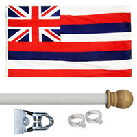 Hawaii Standard House Flag Kit, KSHI35HOME