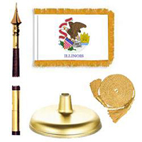 Illinois Premium Flag Kit