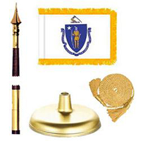 Massachusetts Premium Flag Kit