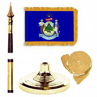 Maine Standard Flag Kit