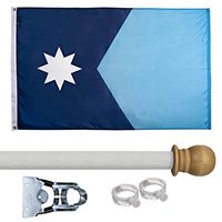 Minnesota House Flag Kit, KSMN35HOME