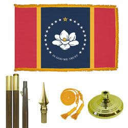 Standard Mississippi Flag Kit,KSMS35S