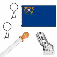 Nevada Standard House Flag Kit, KSNV35HOME