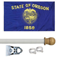 Oregon Standard House Flag Kit, KSOR35HOME