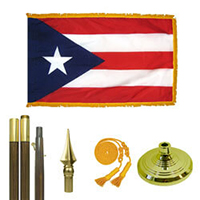 Puerto Rico Standard Flag Kit (U.S. Territory),KSPR35S