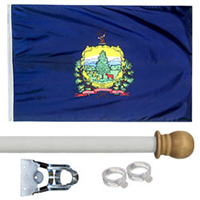 Vermont Standard House Flag Kit, KSVT35HOME